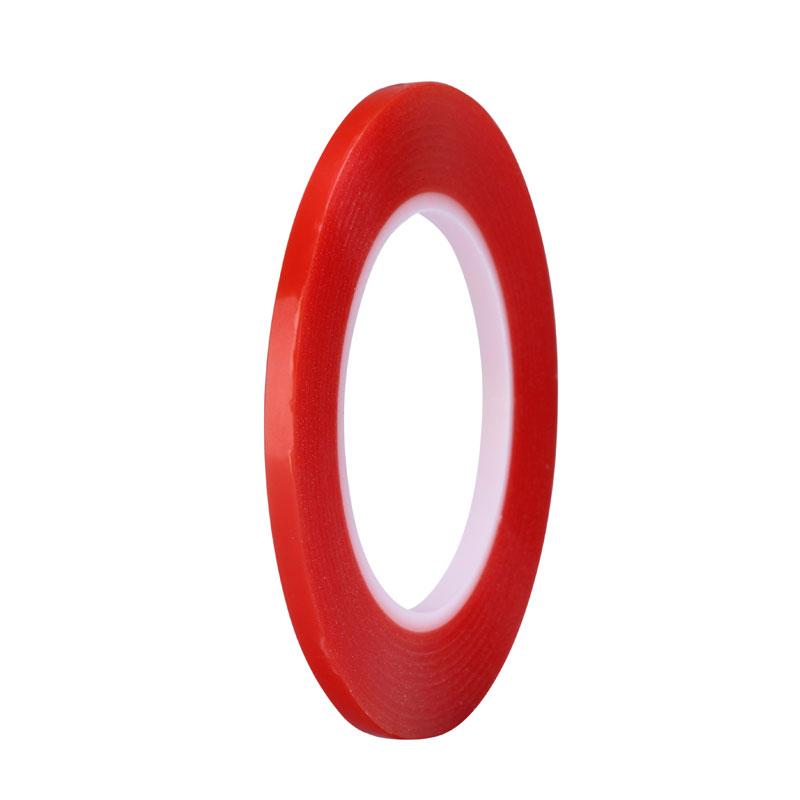 Doppelseitiges Klebeband, Länge 25 m, Breite 2/4/6/8/10 mm, starkes, klares, transparentes, hitzebeständiges Klebeband