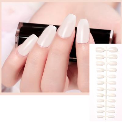 24 Stück/Blatt Künstliche Nagelspitzen Kratzfeste, sturzsichere Kunststoff-FALSCHE Nägel Künstliche Spitzen