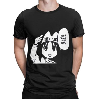 Ayumu Osaka Cotton T Shirt For Men Summer Azumanga Daioh Aesthetic T-Shirts O Neck Popular Tees Oversized Wholesale Clothing