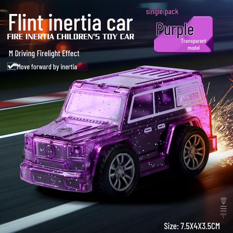 Flint Inertial Motorcycle Keychain: Durable, Drop-Resistant Toy Model for Kids