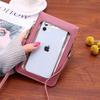 Women's Transparent Touch Screen Crossbody Phone Bag – Cute, Thin & Simple Mini Shoulder Coin Purse