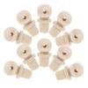 2026  MLINS 10pcs Wooden Finials Water Corks Accessories Wood Mini Finials Replacement Toppers Small Stopper Wood Corks