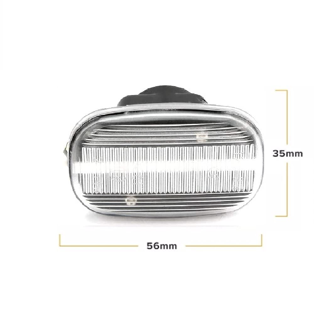 Toyota LED Side Marker, Sequential Turn Signal, Flowing Type, Dynamic, High Brightness LED, Built-in