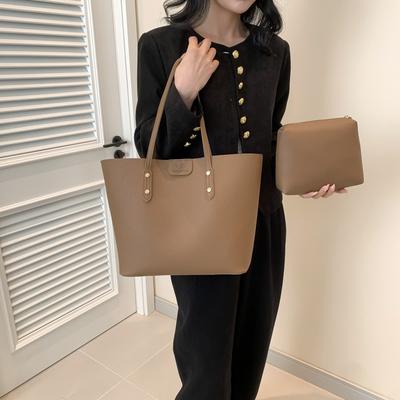 Sac à bandoulière polyvalent de grande capacité pour les déplacements premium, sac fourre-tout simple et portable, sac mère et enfant