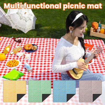 Extra Large Picnic Blanket Waterproof Sand-proof Thickened Easy To Carry Foldable Outdoor
