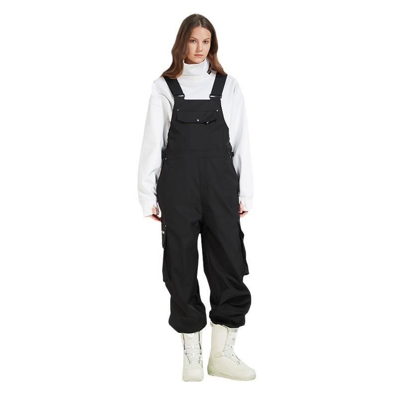 Waterproof and Warm Ski Bib Pants for Men & Women - Durable Outdoor Wear for Skiing
