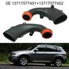 2pcs Car Engine Air Intake Hose Filter Hose Pipe For BMW 5 Series For GT For 6 Series 13717577451 13717577452