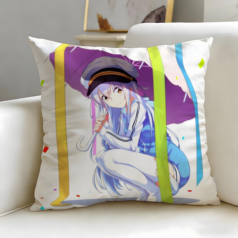 mystery anime ISLAND Cushion Cover Soft  EasyWash Pillow Case  Versatile for Couch Bed Travel and Office