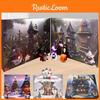 Feestelijke Kabouter Halloween Adventskalender Papieren Puzzeldoos Ideaal Voor Creatief Knutselplezier