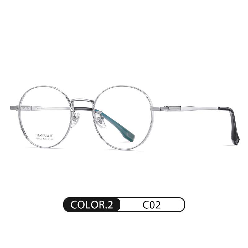 Women Prescription Glasses Frame Light Weight Titanium Flexible Customized Optical Myopia Glasses