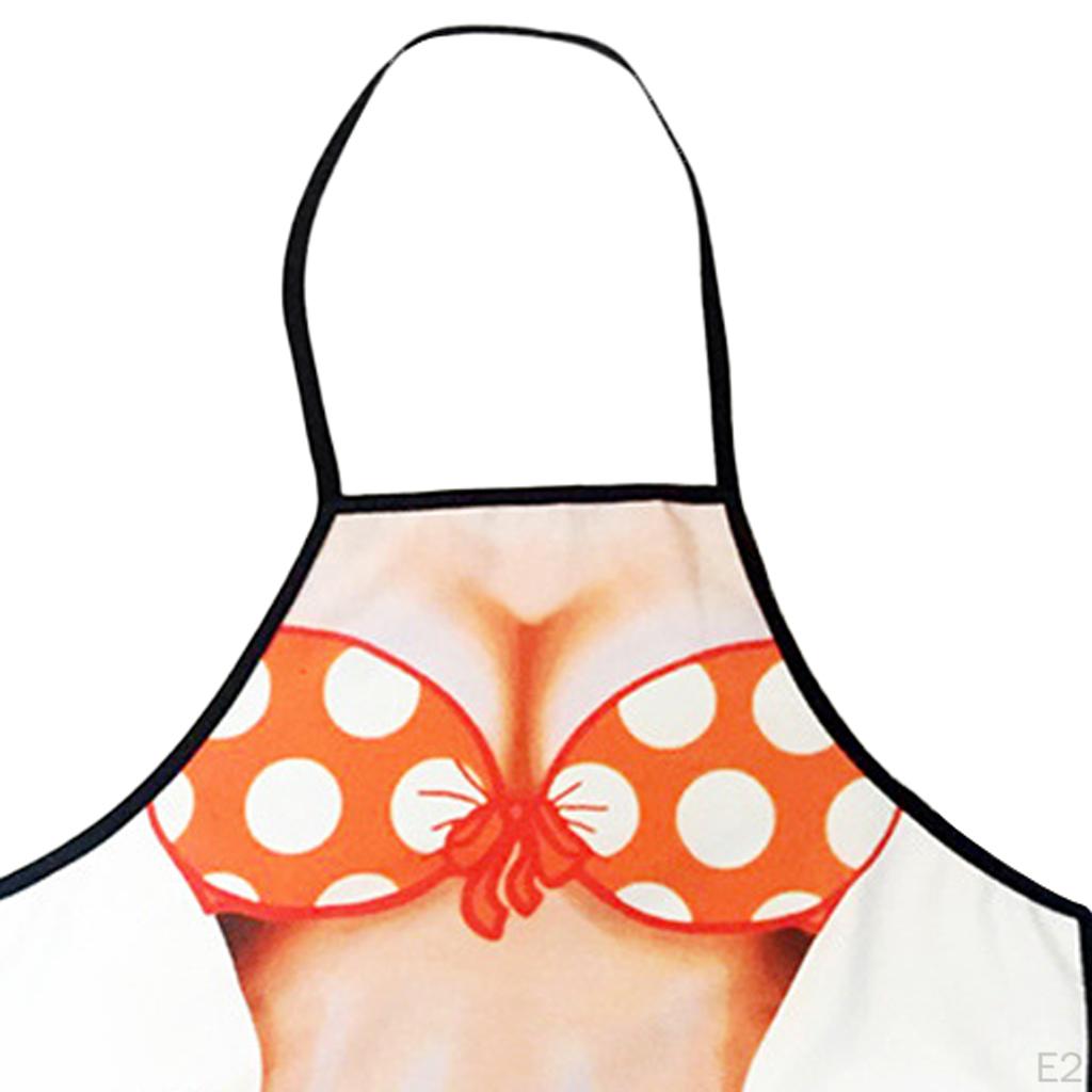 Cooking Salon Bib Apron Vintage Joke Items Made Of Polyester