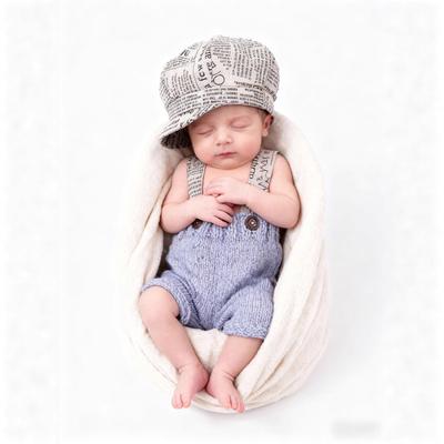 Newborn Photography Outfits: Baby Suspender Clothes for 100-Day and Full Moon Photos