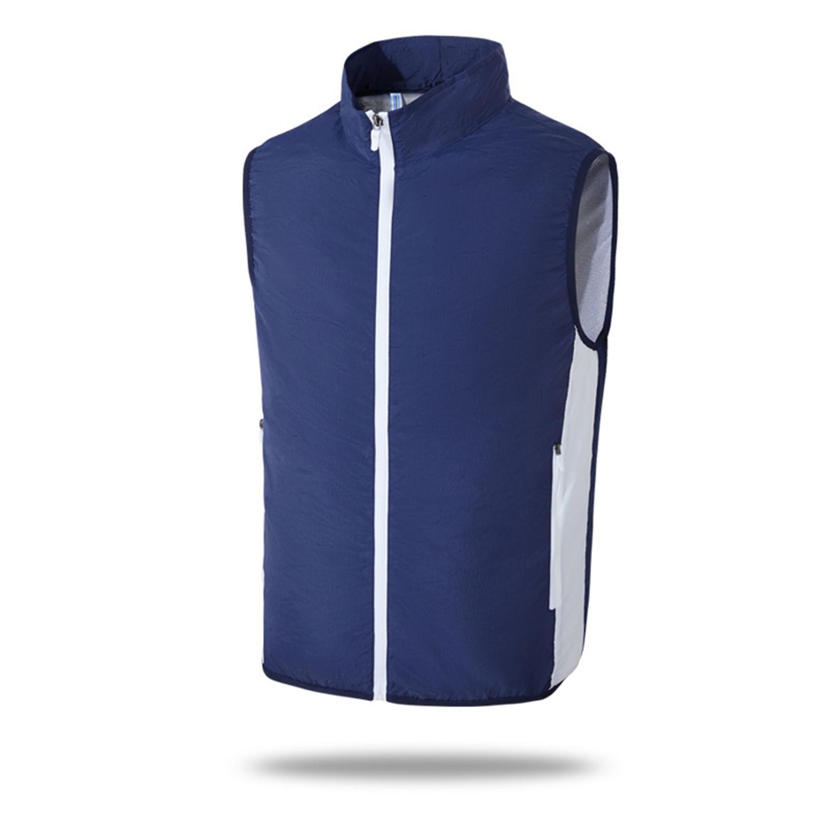 

Летний светоотражающий жилет для работы на открытом воздухе с вентилятором и тепловым ударом XL