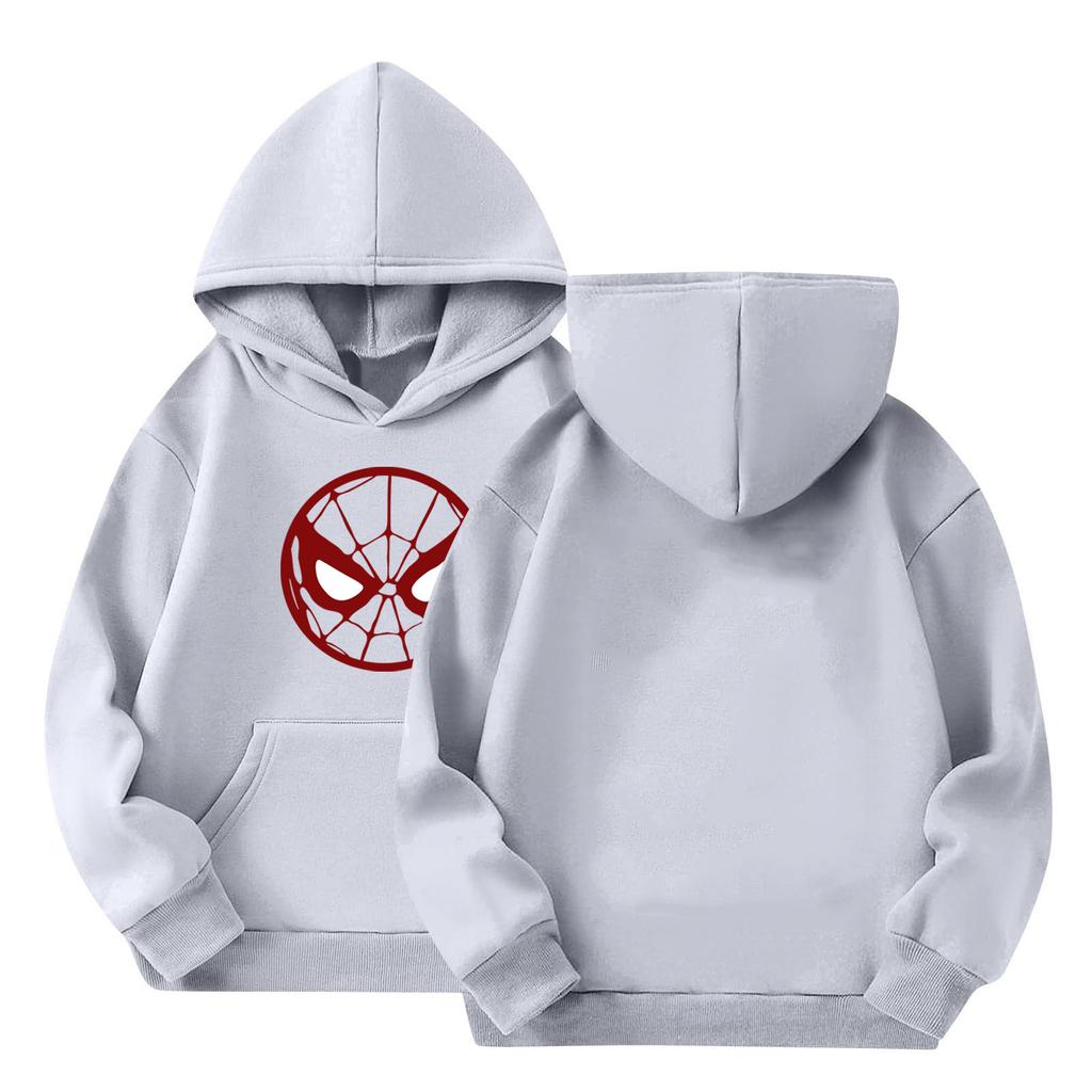 Kids Long Sleeve Loose Fit Pullover Sweatshirt with Letter Print