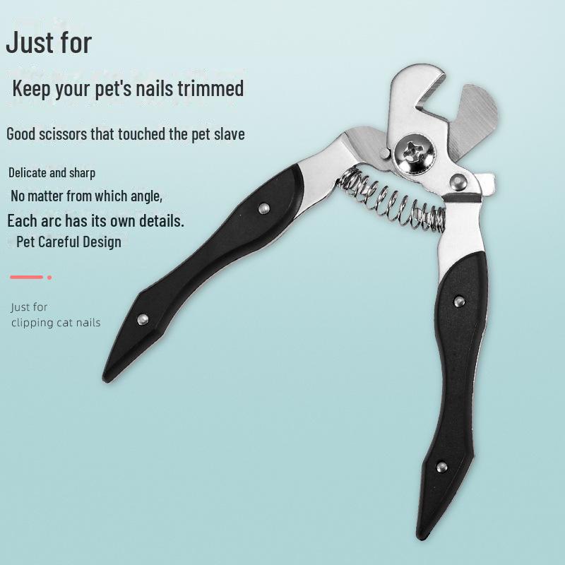 Stainless Steel Pet Nail Clippers for Dogs and Cats