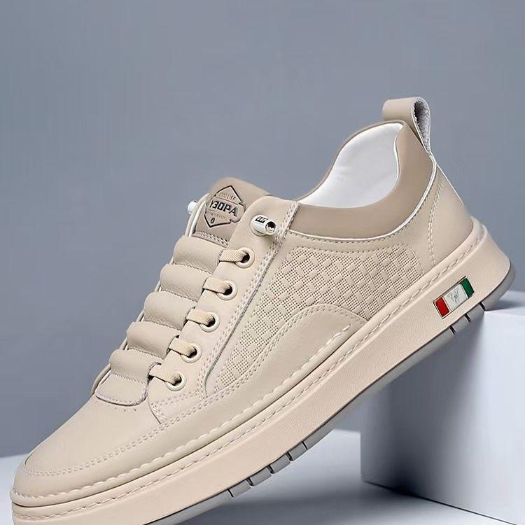 New Men's Casual Sports Shoes Trendy Korean Style Breathable Upper Shoes Versatile Popular Men's Footwear