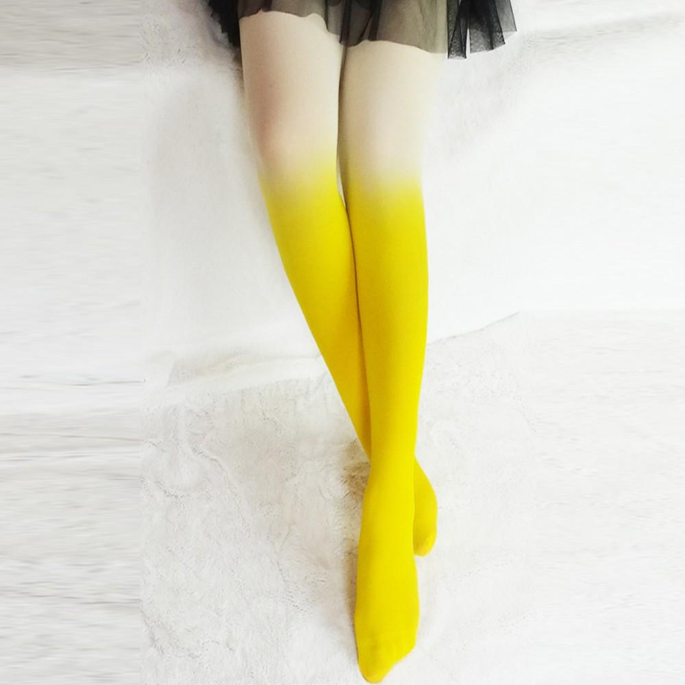 Over-the-knee Socks, Striped Gradient Stockings, College Style Over-the-knee Socks, Anti-snagging Pleated Skirt Matching