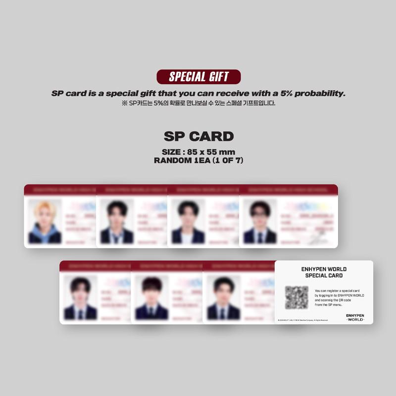 [PRE ORDER] ENHYPEN WORLD High School Coupon Card BASIC Ver.