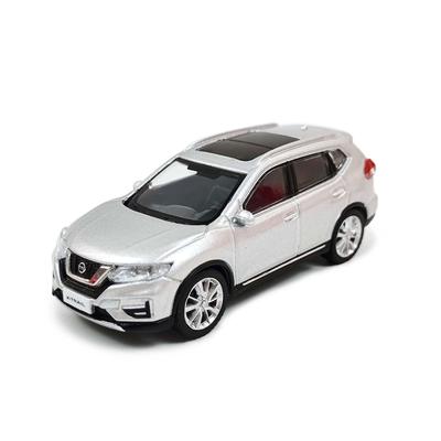 Paudi Model 1/64 Scale X-Trail 2018 Diecast Model, Finished Product, Silver.