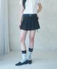 NEWALRIN Highteen Belt Ribbon Pleats Skirt(3Colors)
