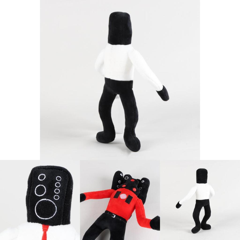 Bookfong Skibidi Toilet Speakerman Plush Toy, Funny And Adorable Animal Design, Short Plush Material, Perfect For Young Adults