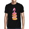 1Tee Mens Flamingo Donut Stack T-Shirt