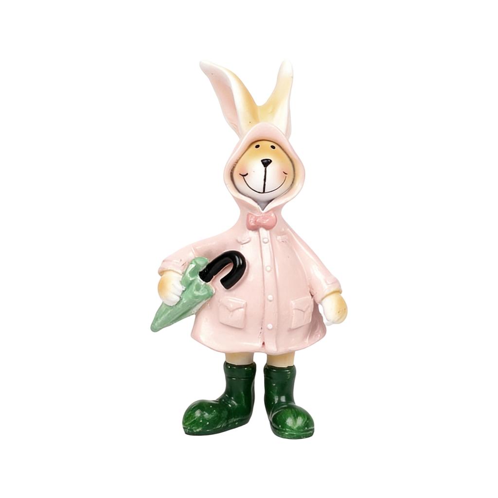 Easter Bunny Cartoon Animal Ornament For Living Room, Outdoor Use In Kindergarten, Scenic Area, , Resin Decoration
