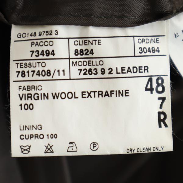 Corneliani Made In Italy Wool Tailored Jacket Brown Men's Used