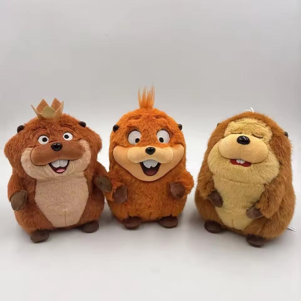 20cm Hoppers King George Plush Doll Mabel Loaf Beaver Cotton Doll Anime Merchandise Beaver Soft Dolls Cute Toys Kids Gifts