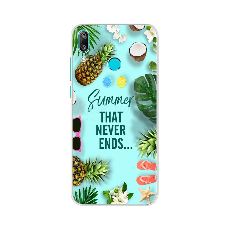 For Huawei Y7 2019 Case Silicone Cartoon TPU Cover Phone Case For Huawei Y7 2019 DUB-LX1 DUB LX1 LX2 LX3 Y 7 Prime Pro 2019 Case