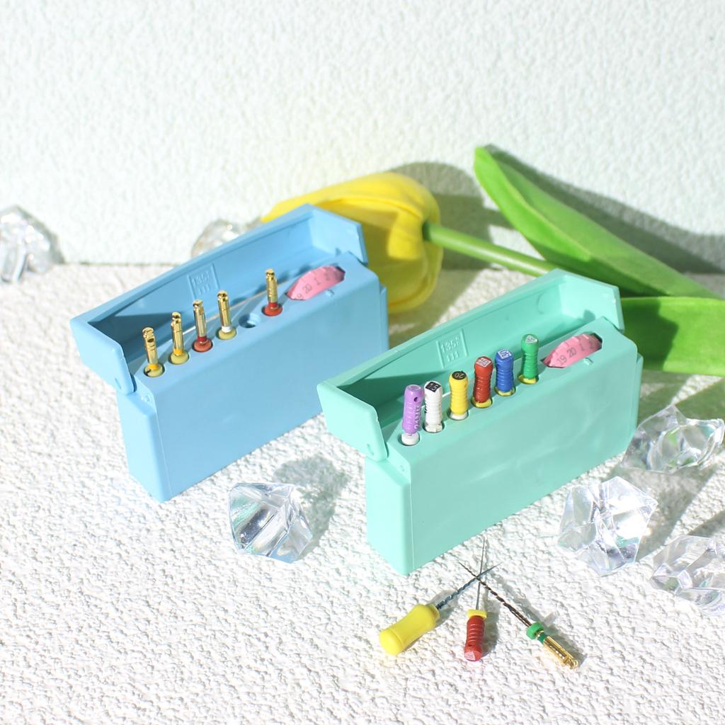 Dental Autoklavierbare Desinfektion Endo Feilenhalter Box Für Wurzelkanalfeilen Instrument 6 Löcher Zahnarztwerkzeug