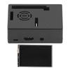 For Raspberry Pi Shell LCD Display Protective Box Electronic Component 480 * 320(Black Case 3.5in Screen )