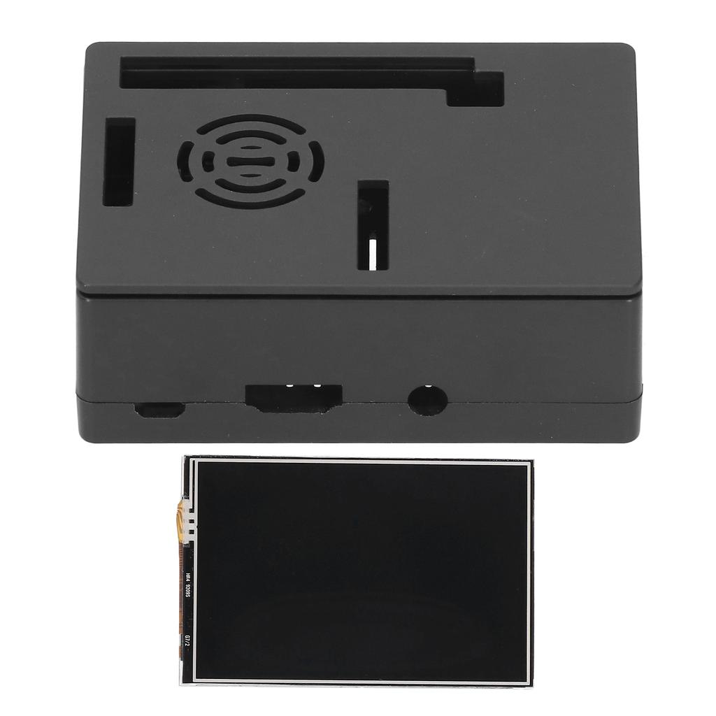 For Raspberry Pi Shell LCD Display Protective Box Electronic Component 480 * 320(Black Case 3.5in Screen )