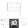 4 Holes Lipstick Mould Holder Lip Balm Makeup Cosmetic Mold Stand (03)