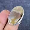Natural Russian Dendritic Gemstone 925 Sterling Silver Jewelry Ring Size 8 P9U26