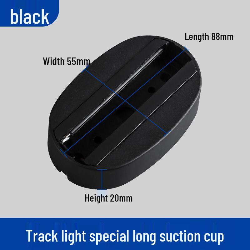 LED Spotlight Track Light Set with 1m & 0.5m Thickened Track and Connector Adapter