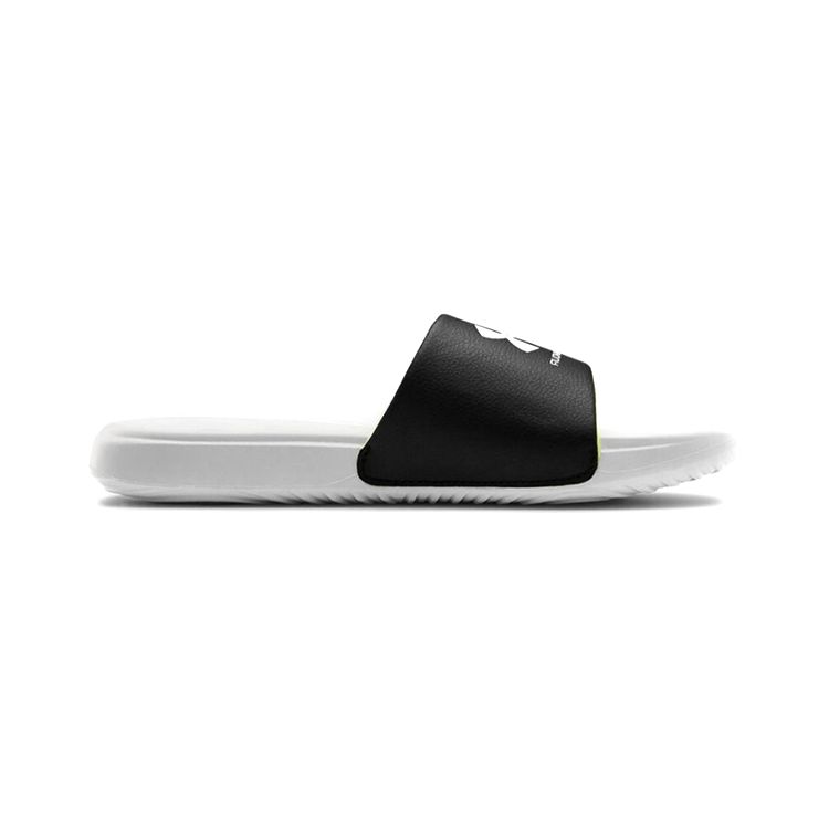 Under Armour Ansa Fixed Slide GS White Black Kids Sneakers 3023789-103