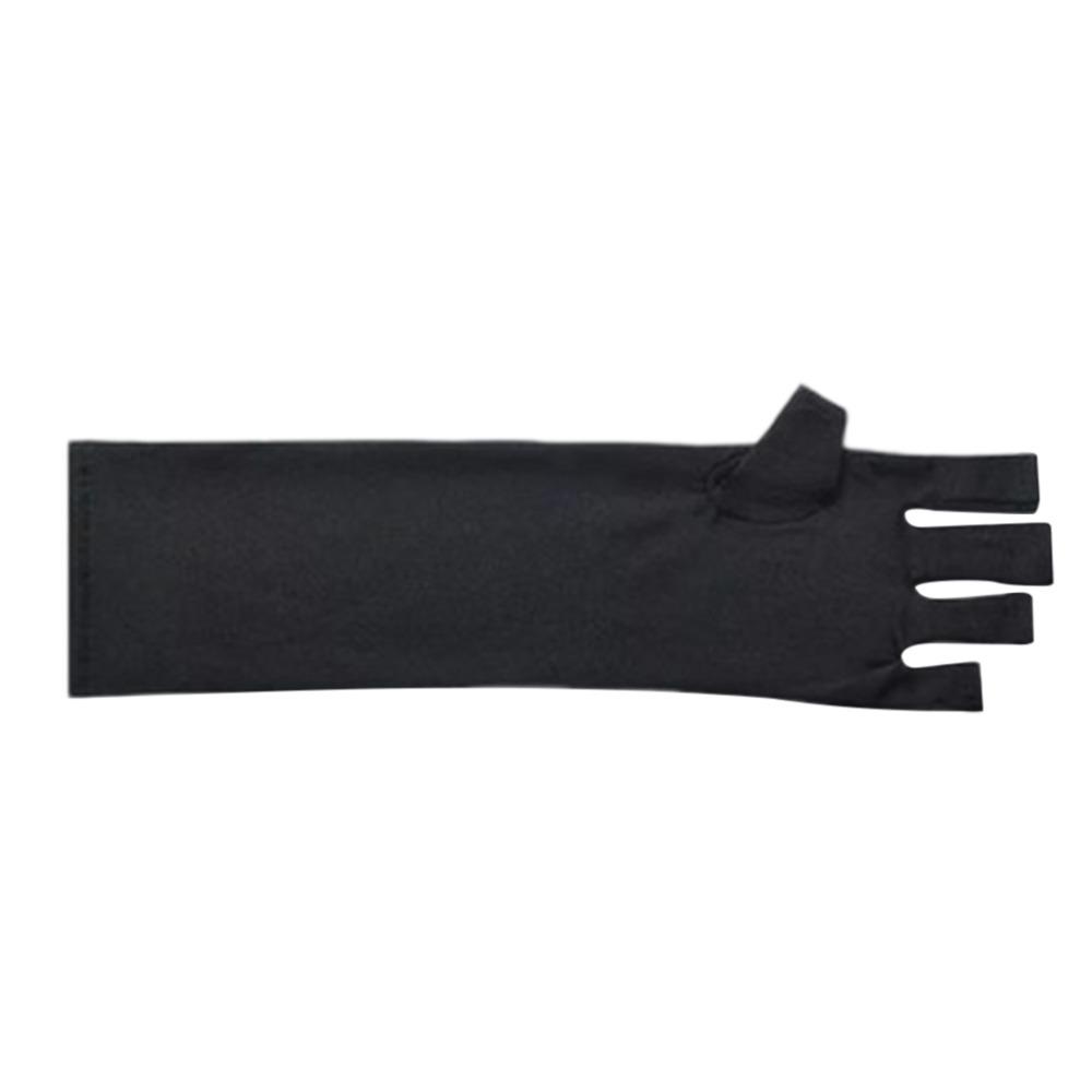 Black White Nail UV Blocking Gloves Polyester Nail Painting Gloves Nail Art Glove  Nail Art