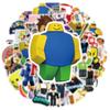 50/100pcs Roblox Graffiti Stickers Unique Waterproof Vinyl Decals For Skateboard Helmet Water Bottle Laptop Luggage Kids Teens