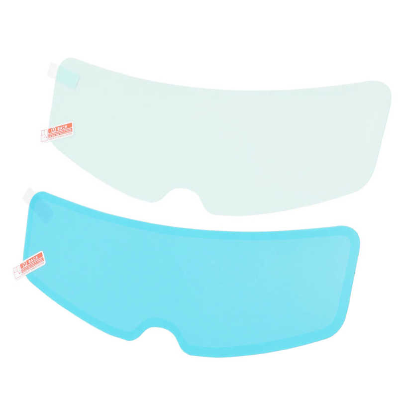 Helmet Lens Film High Transparency Safe Driving Full Size 24.5cm/9.6in Helmet Anti Fog Patch Stick for