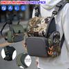Binocular Harness Chest Pack with Rain Cover Rangefinder Pouch Adjustable Large Capacity Bino Case Backpack for Hunting Hiking