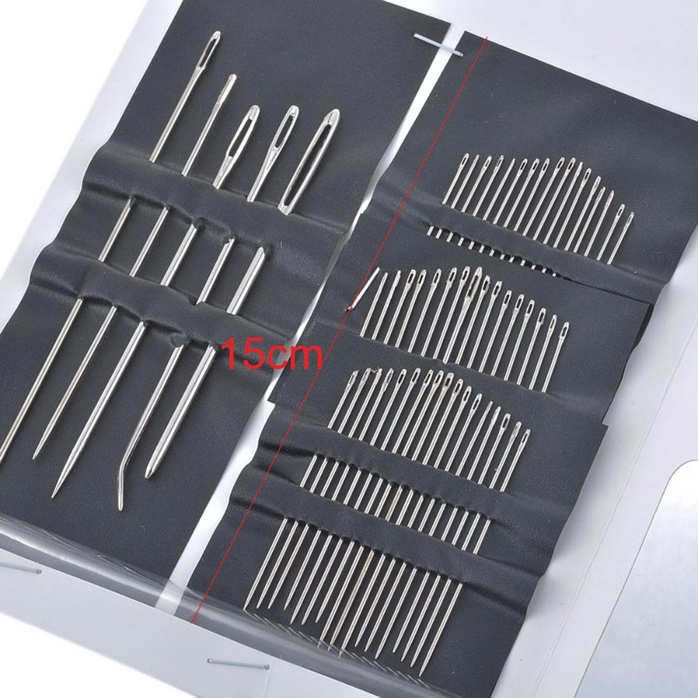 55pcs/lot Sewing Needles Set 15cm Stainless Steel Sewing Needles for Leather Sewing Pins