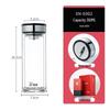 XN-6902 Double-Layer Borosilicate Glass Tea & Water Bottle