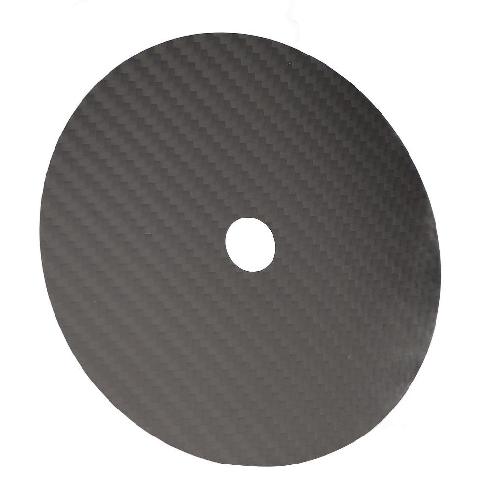 120*0.2mm Disc Stabilizer Carbon Fiber Made CD DVD Stabilizer Durable CD Tuning Pad for CD Player