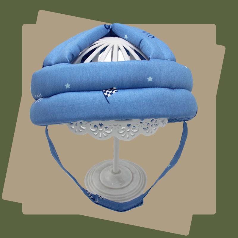 Senior Protective Helmet: Anti-Collision Safety Gear for Fall Prevention Adjustable синего автомобиля