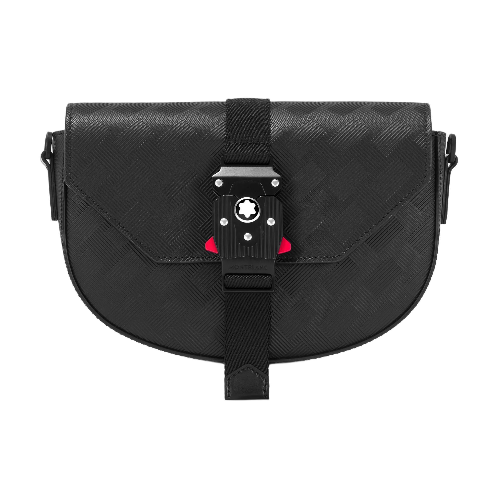 

Montblanc Style 3.0 Series Detachable Shoulder Strap M Buckle Leather Messenger Bag Men Messenger Bag Black MB198141 Basic Set (Bag+Dust Bag)