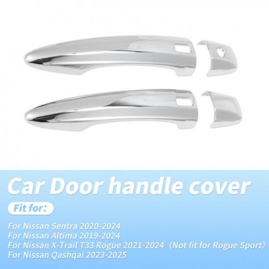 Door Handle Cover Protector For Nissan Sentra Altima X-Trail Qashqai Chrome New