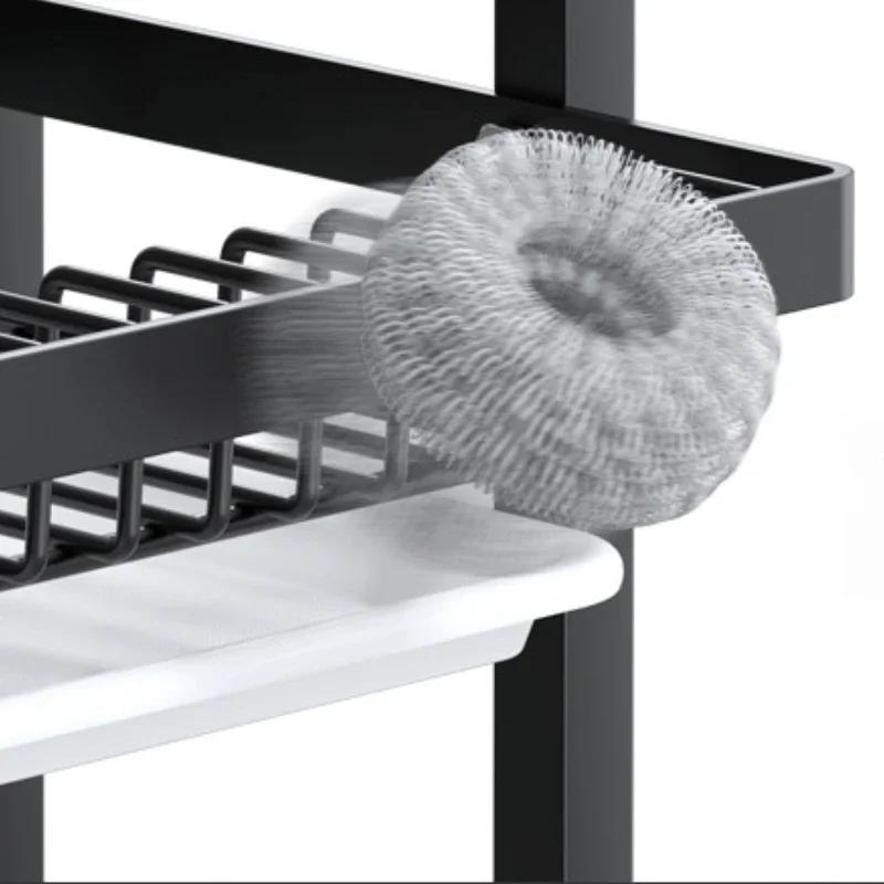 Bleskový výprodej sušáku na nádobí, organizér na sušení nádobí s odkapávačem, kuchyňské doplňky moderní trendy odnímatelný odkapávač na nádobí