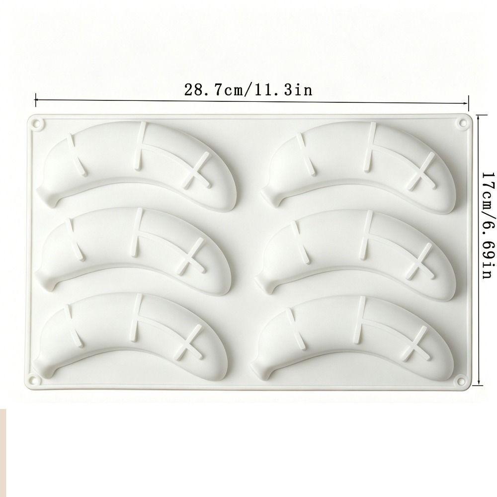 Food Grade Silicone Banana Mousse Cake Mold Banana Shaped Baking Mold  Chocolate Pudding