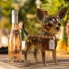 Elephant Little Dog Whiskey Bottle Animal Shape Design Transparent Glass Wine Bottle Beauty Enhancing Glass Decanter Bottle
